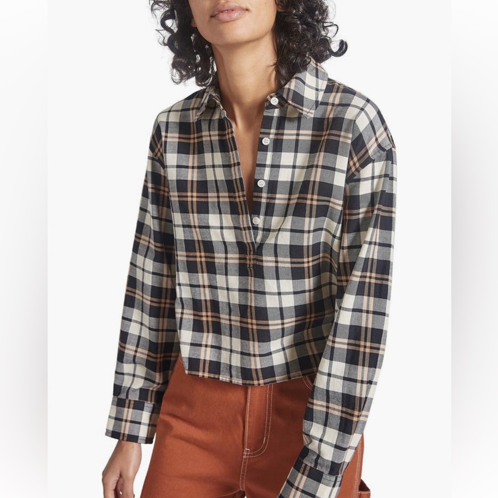 🎯Current / Elliott women’s The Mets Crop Shirt